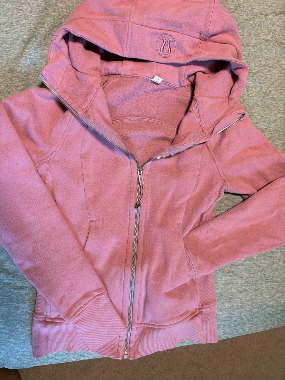 lululemon athletica Pink Full-Zip Hooded Utility Jacket